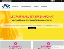 Tablet Screenshot of ifir.fr